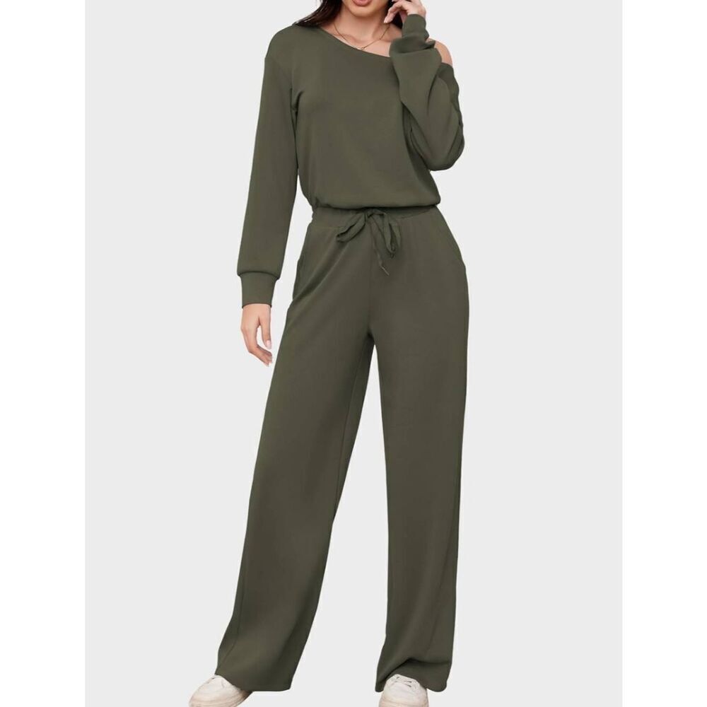 Casly Lamiit Jumpsuit Size Small One Piece Army Green